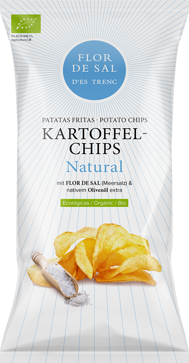 7500120 - Chips mit Flor de Sal d'Es Trenc Natural - Bio