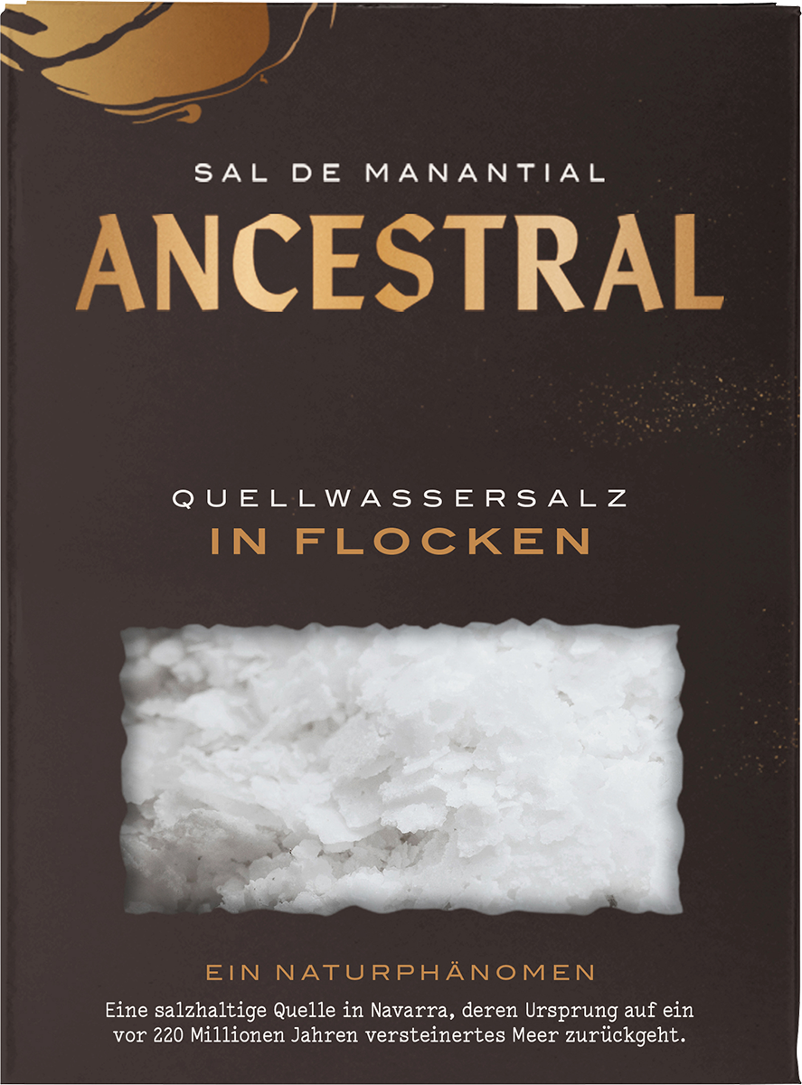 7352540 Ancestral Sal de Manantial en Escamas im Glas