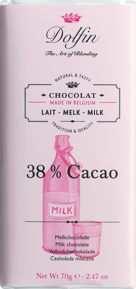 7703950 - Dolfin Edelvollmilchschokolade 37%
