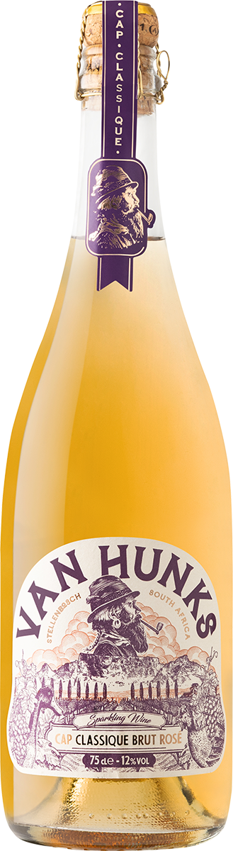 6051140 Van Hunks Brut Rosé Cap Classique