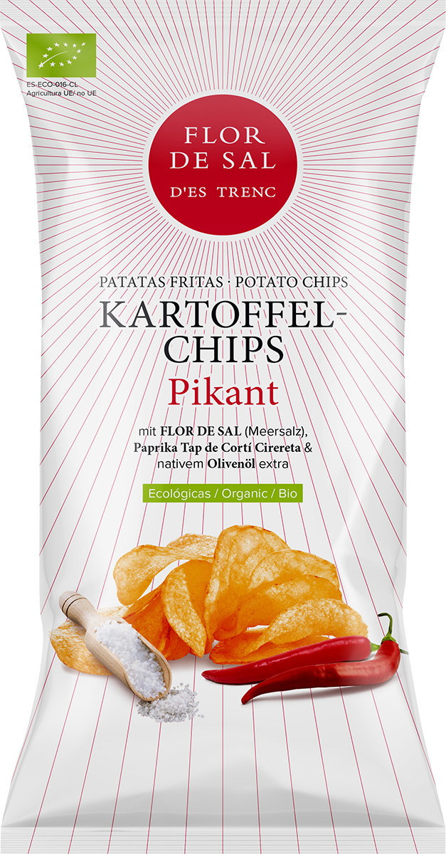 7500890 - Chips mit Flor de Sal Tap de Corti Pikant - Bio