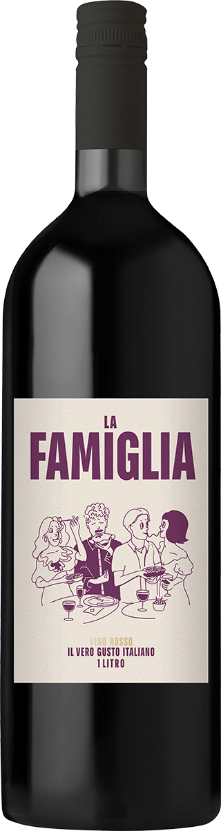 1052020 - Vino Rosso "La Famiglia" - 1 Liter