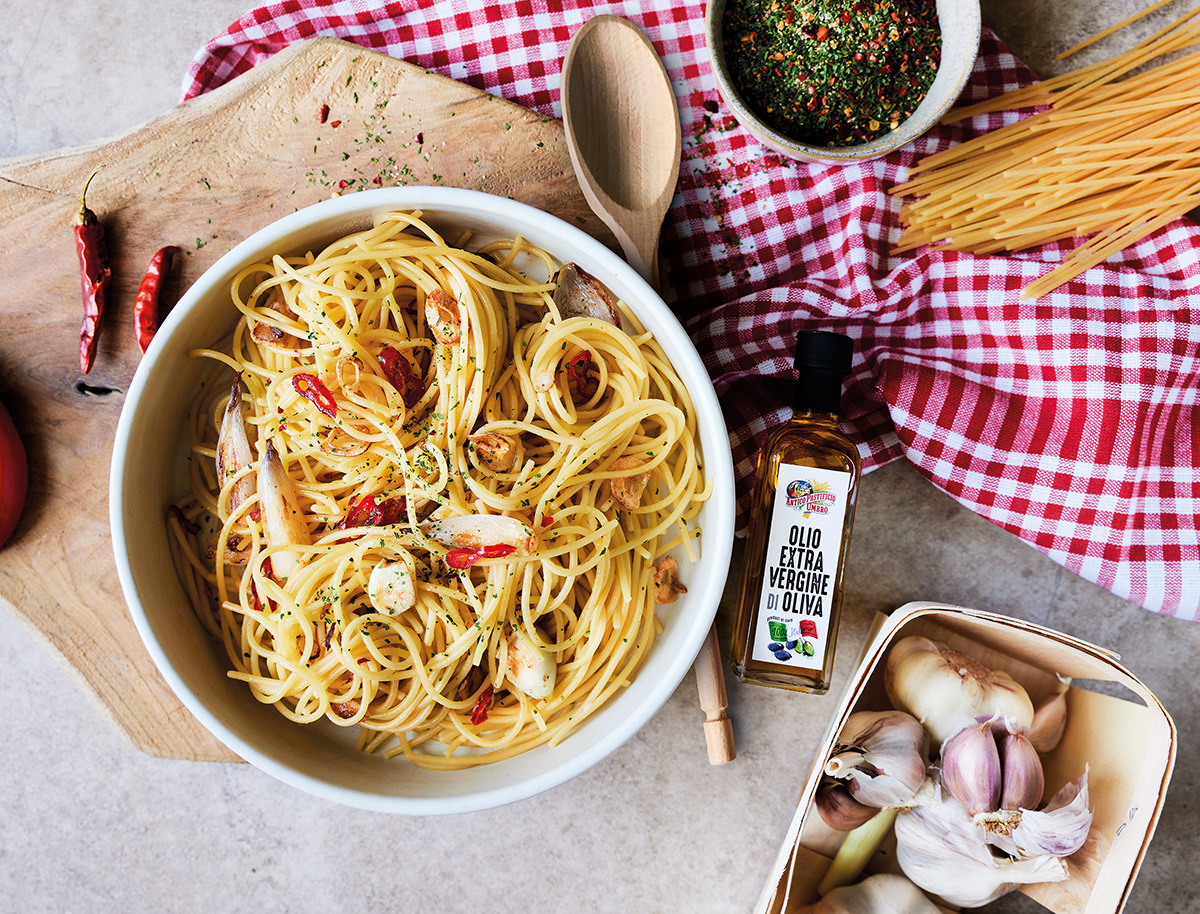 8180440 - Rührendes Körbchen Aglio & Olio