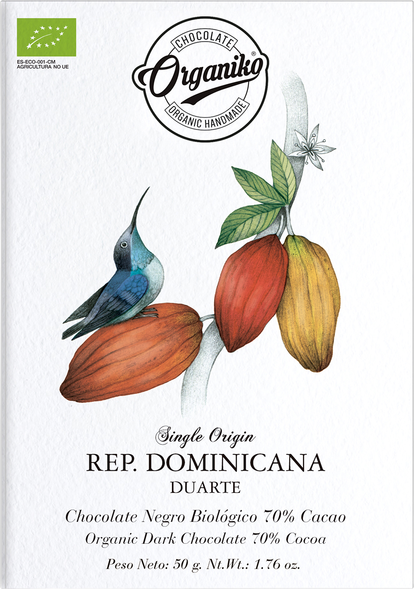 7703440 - Single Origin 70% Cacao Rep. Dom. "Duarte" -Bio