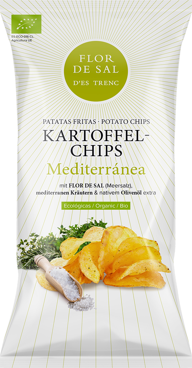 7500130 - Chips mit Flor de Sal d'Es Trenc Mediterranea- Bio