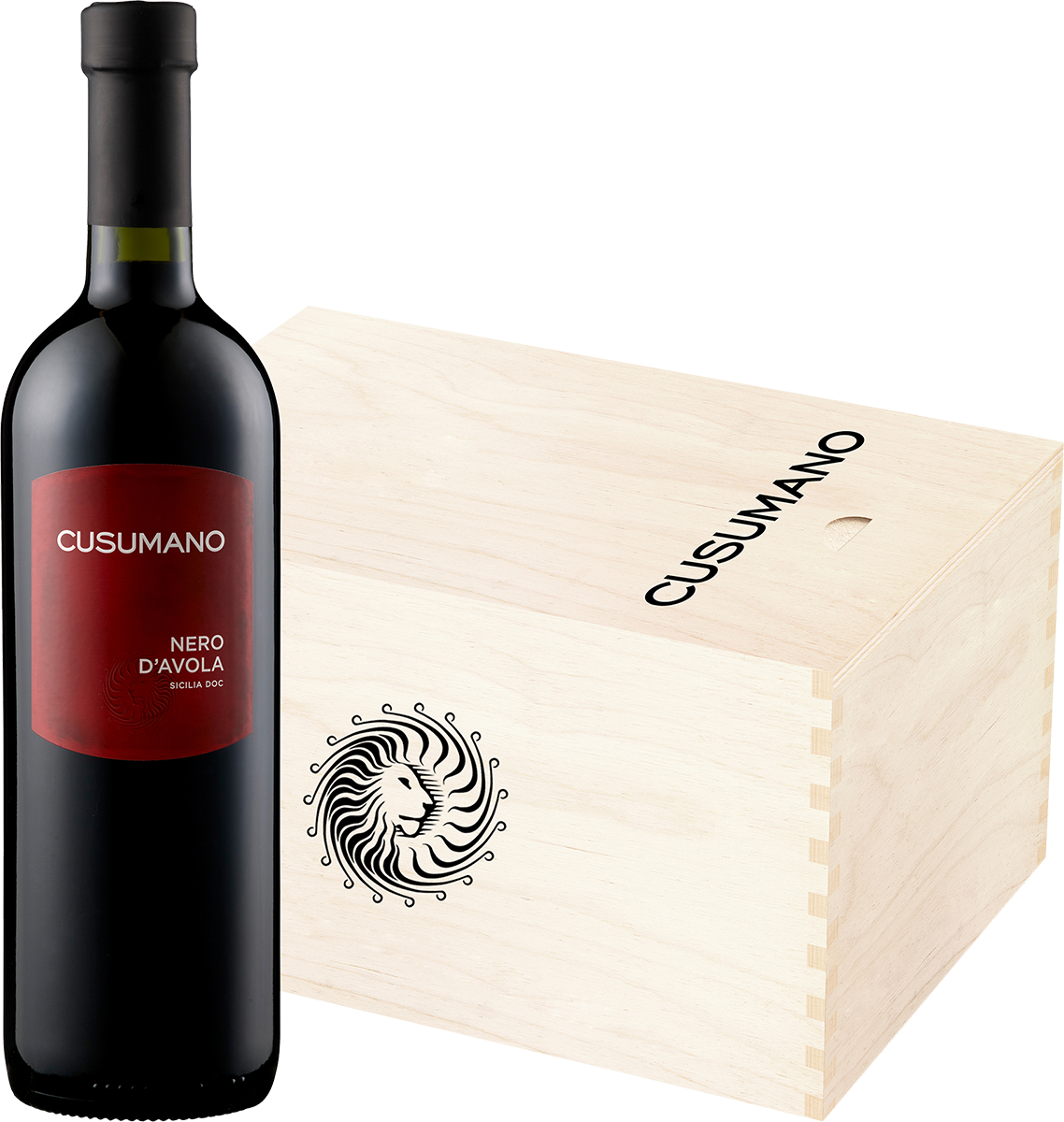 1200890 - Nero d'Avola Sicilia DOC  - in 6er Holzkiste -